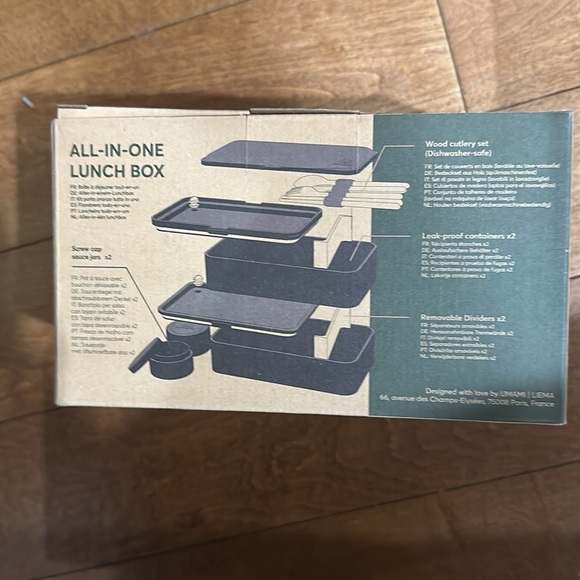 NIB Umami Bento Box Adult All-In-1, Leakproof, Microwave & Dishwasher safe - Picture 6 of 9